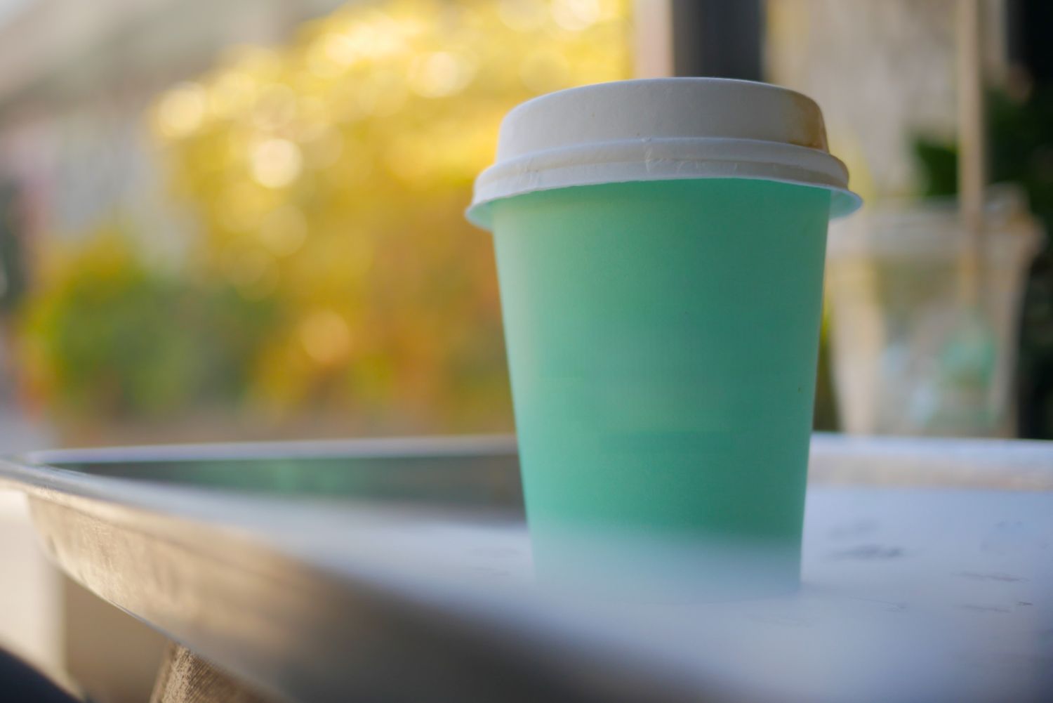 We invite you to use a Starbucks tumbler.
